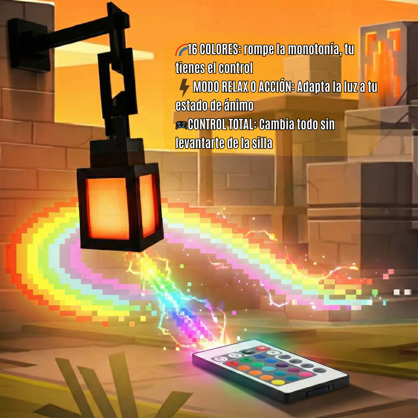 Lámpara de Píxeles