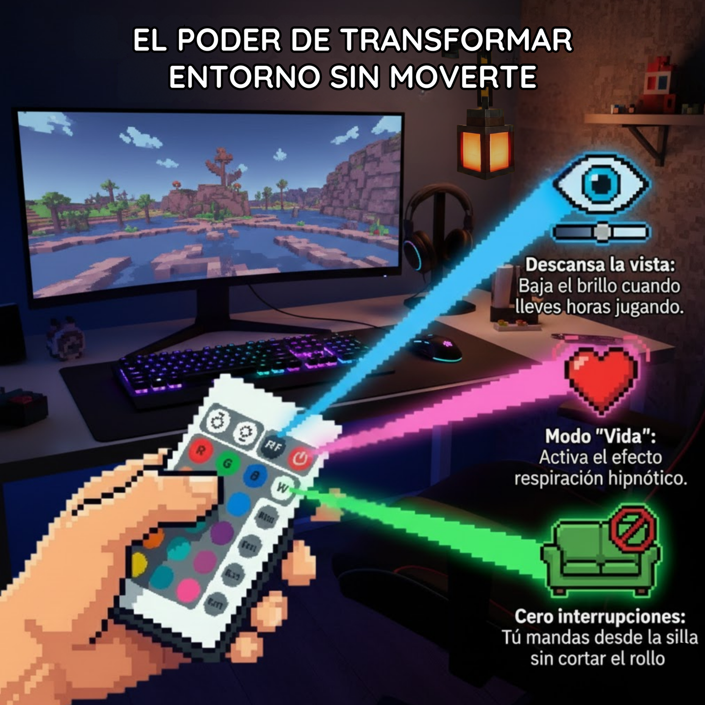 Lámpara de Píxeles