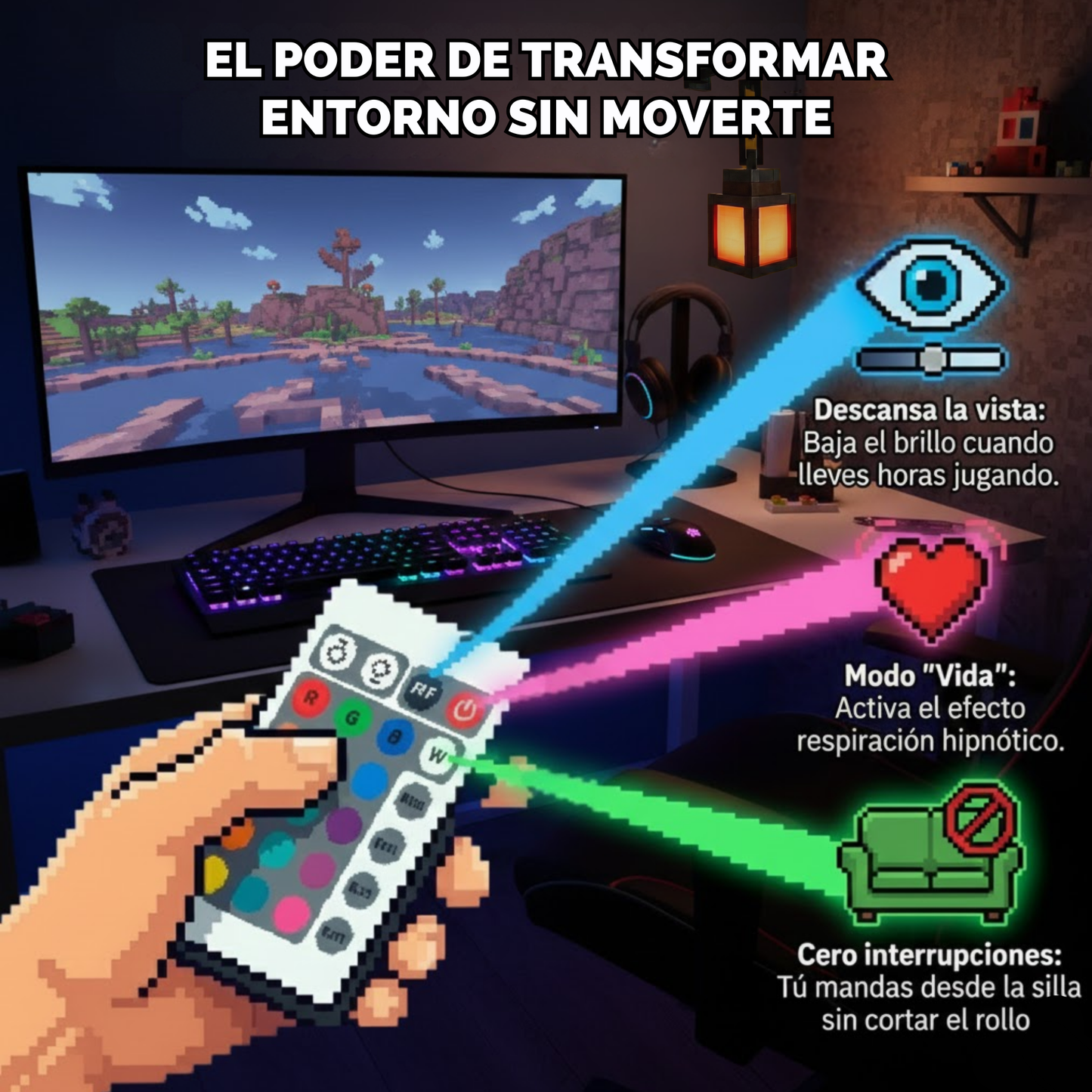 Lámpara de Píxeles